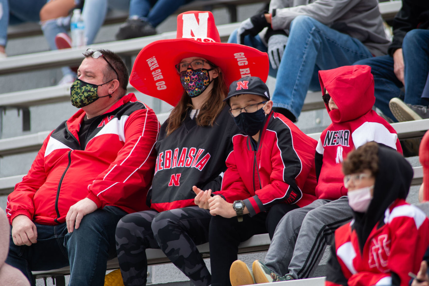 Nebraska football practice, 4.17